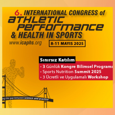 2025 ICAPHS Kongre Kayıt + Ön Konferans + Sports Nutrition Summit 2025 + 8 Uygulamalı Workshop (3 Ücretli Dahil) + 13 Panel + Tüm Basılı Materyaller